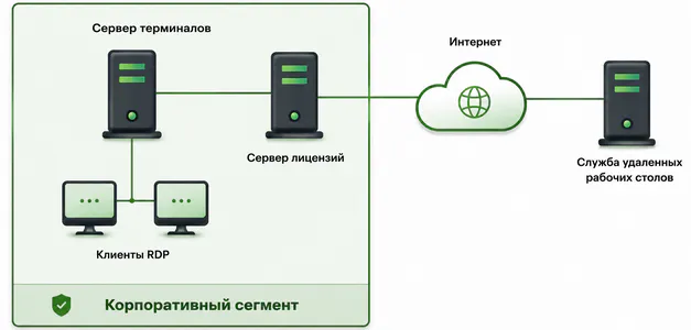 Инфографика: что такое терминальный сервер
